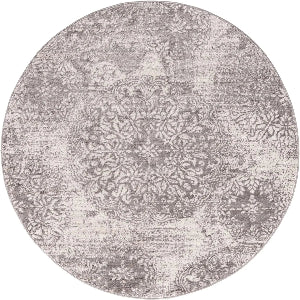 Washable Moroccan Trellis Round Rug - Vintage Anti-Slip Carpet