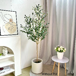 140CM Faux Olive Plant - Lifelike Indoor Home Decoration