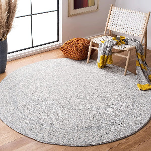 Washable Moroccan Trellis Round Rug - Vintage Anti-Slip Carpet