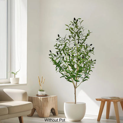 140CM Faux Olive Plant - Lifelike Indoor Home Decoration