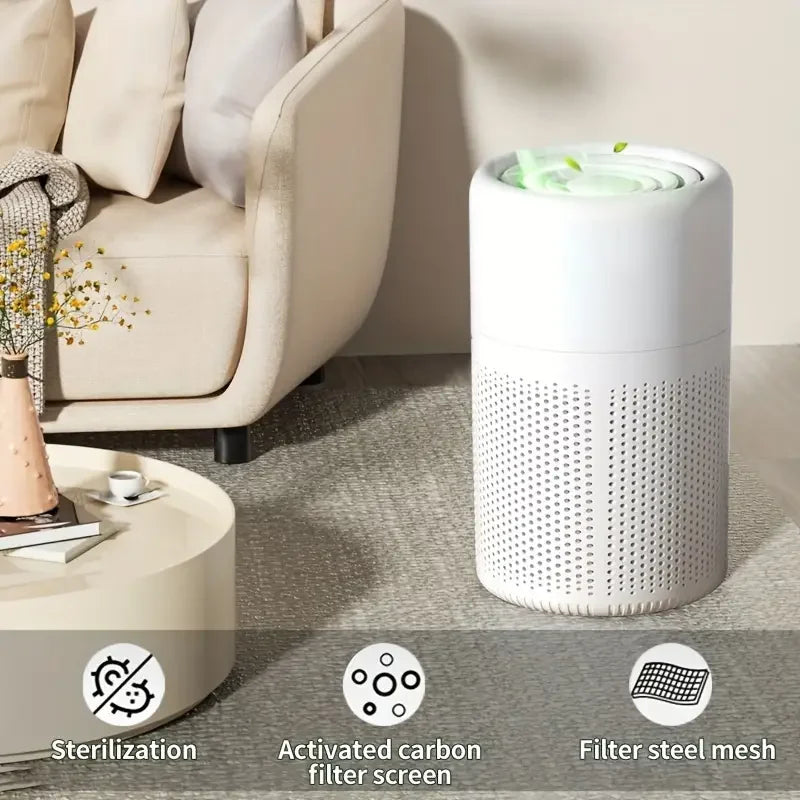 HEPA Air Purifier: Home & Office Deodorizer with Scented Insert
